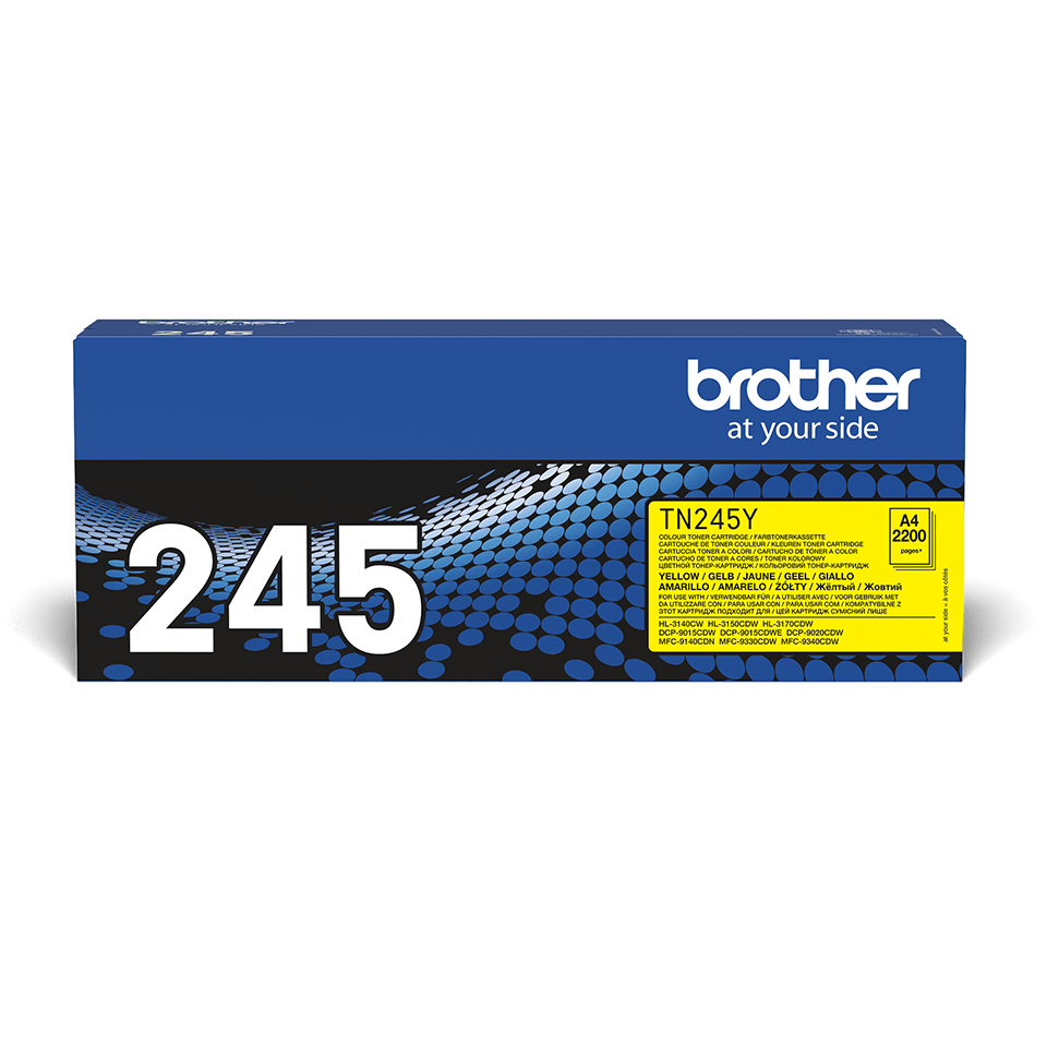 Оригинална тонер касета Brother TN245Y – жълт цвят